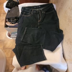 Old Navy Dark Wash Athletic Taper Built in Tough Jeans 36X30